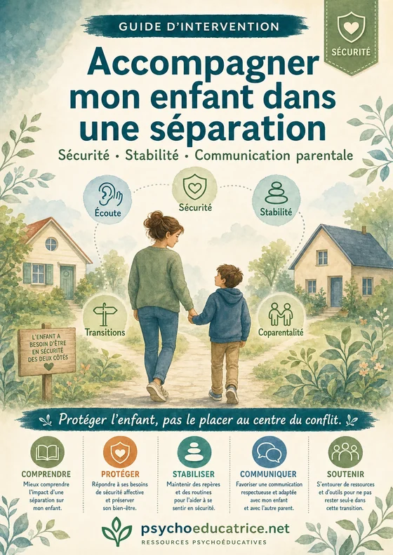 Couverture de l’outil Accompagner mon enfant dans une séparation
