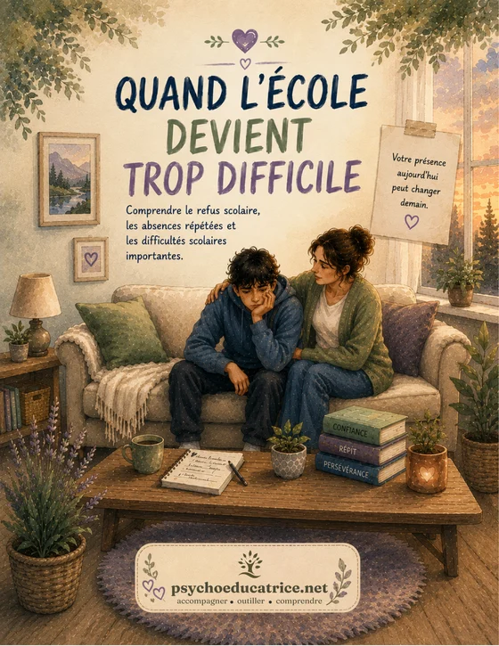 Couverture de l’outil Quand l'école devient une source de souffrance