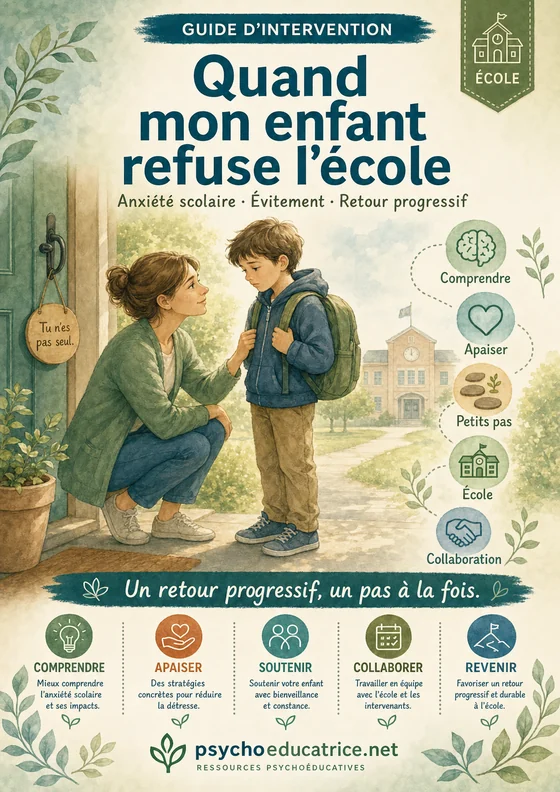 Couverture de l’outil Quand mon enfant refuse l’école