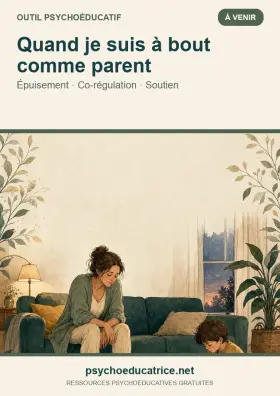 Couverture de l’outil Quand je suis à bout comme parent