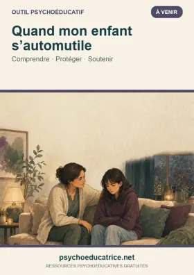 Couverture de l’outil Quand mon enfant s’automutile