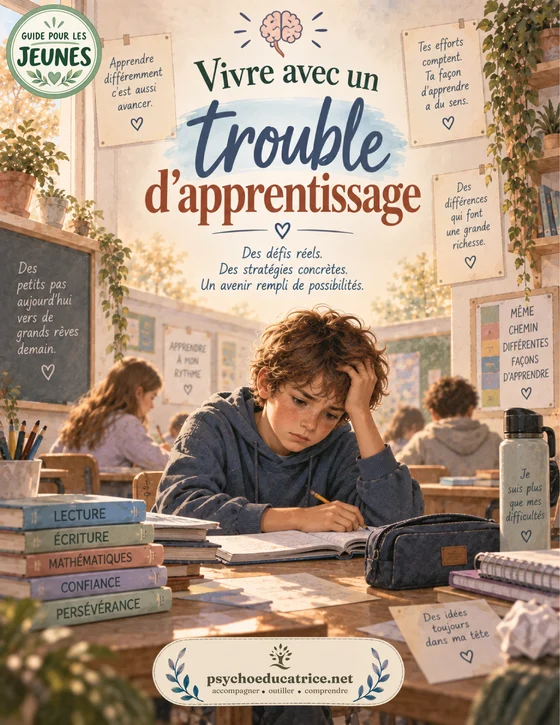 Couverture de l’outil Vivre avec un trouble d'apprentissage